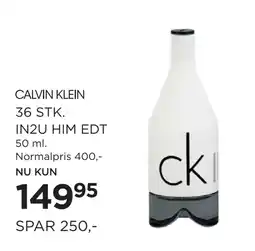 Salling CALVIN KLEIN 36 STK. IN2U HIM EDT tilbud