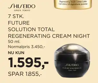 Salling 7 STK. FUTURE SOLUTION TOTAL REGENERATING CREAM NIGHT tilbud