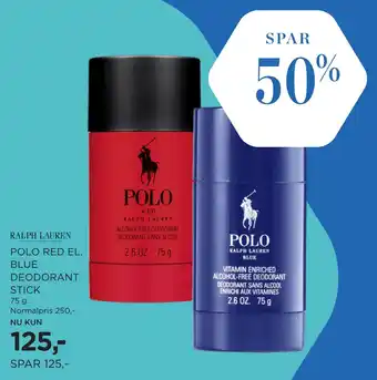 Salling POLO RED EL. BLUE DEODORANT STICK tilbud