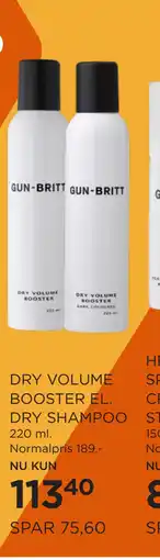 Salling DRY VOLUME BOOSTER EL. DRY SHAMPOO tilbud