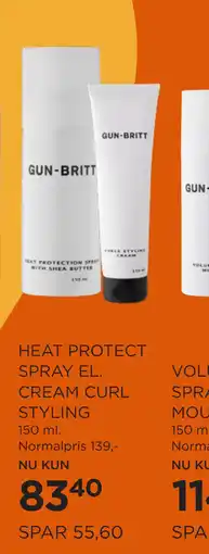 Salling HEAT PROTECT SPRAY EL. CREAM CURL STYLING tilbud