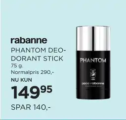 Salling PHANTOM DEODORANT STICK tilbud