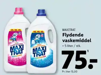 Lidl MAXITRAT Flydende vaskemiddel tilbud