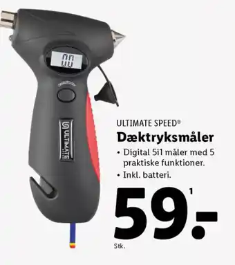 Lidl ULTIMATE SPEED® Dæktryksmåler tilbud