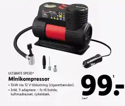 Lidl ULTIMATE SPEED® Minikompressor tilbud