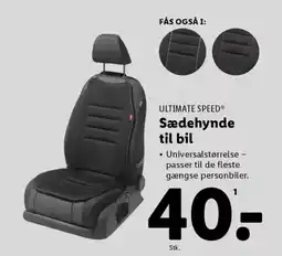 Lidl ULTIMATE SPEED® Sædehynde til bil tilbud