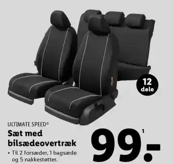 Lidl ULTIMATE SPEED® Sæt med bilsædeovertræk tilbud