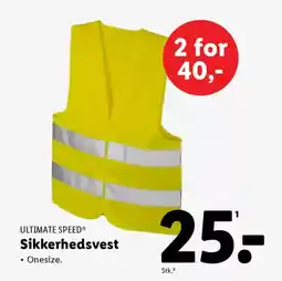 Lidl ULTIMATE SPEED® Sikkerhedsvest tilbud