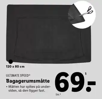 Lidl ULTIMATE SPEED® Bagagerumsmåtte tilbud