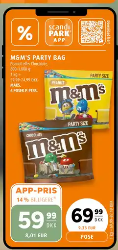 Scandinavian Park M&M'S PARTY BAG tilbud