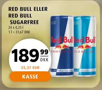 Scandinavian Park RED BULL ELLER RED BULL SUGARFREE tilbud