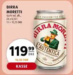 Scandinavian Park BIRRA MORETTI tilbud