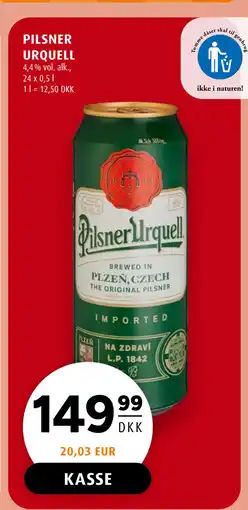 Scandinavian Park PILSNER URQUELL tilbud