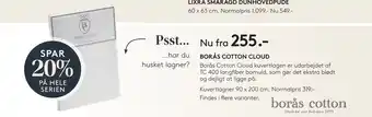 SENG BORÅS COTTON CLOUD tilbud