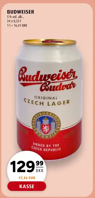 Scandinavian Park BUDWEISER tilbud