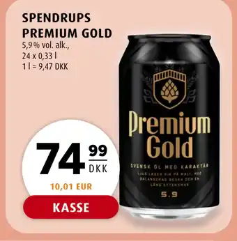 Scandinavian Park SPENDRUPS PREMIUM GOLD tilbud