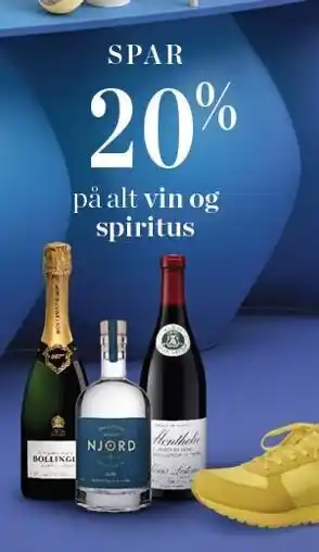 Salling SPAR 20% på alt vin og spiritus tilbud