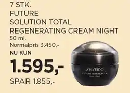 Salling FUTURE SOLUTION TOTAL REGENERATING CREAM NIGHT tilbud