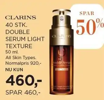 Salling DOUBLE SERUM LIGHT TEXTURE tilbud