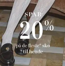 Salling SPAR 20% på de flesre sko til hende tilbud