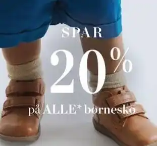 Salling SPAR 20% på ALLE børnesko tilbud