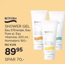 Salling BIOTHERM SHOWER GEL 200 ml tilbud