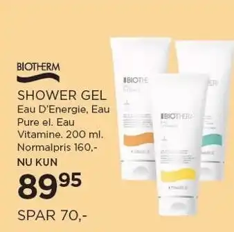 Salling BIOTHERM SHOWER GEL 200 ml tilbud