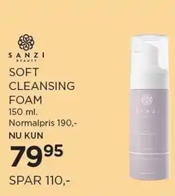 Salling SOFT CLEANSING FOAM 150 ml tilbud