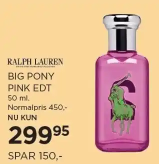 Salling BIG PONY PINK EDT 50 ml tilbud