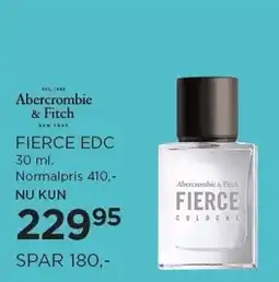 Salling FIERCE EDC 30 ml tilbud