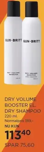 Salling DRY VOLUME BOOSTER EL. DRY SHAMPOO 220 ml tilbud