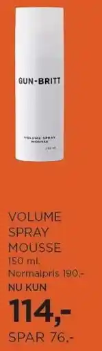 Salling VOLUME SPRAY MOUSSE 150 ml tilbud