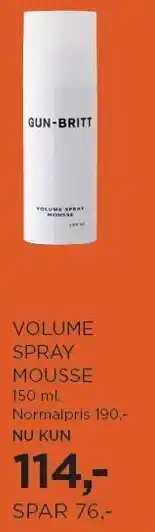 Salling VOLUME SPRAY MOUSSE 150 ml tilbud