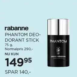 Salling PHANTOM DEODORANT STICK 75 g tilbud