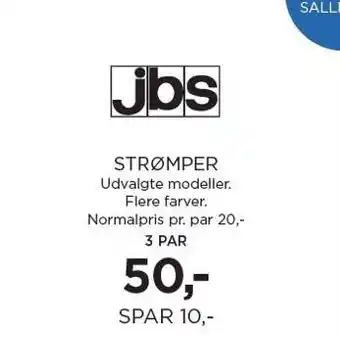 Salling STRØMPER - 3 PAR tilbud