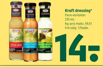 Coop 365 Kraft dressing tilbud