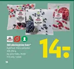 Coop 365 365 økologiske bær tilbud