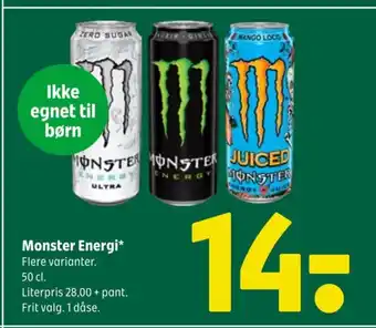 Coop 365 MONSTER Energi tilbud