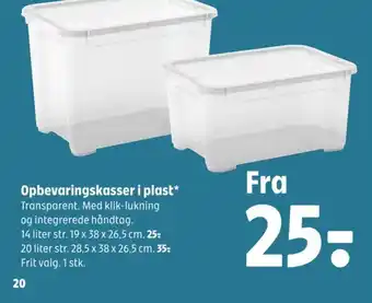 Coop 365 Opbevaringskasser i plast tilbud