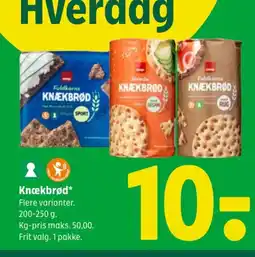 Coop 365 Knækbrød tilbud