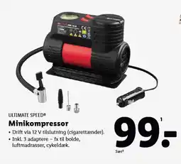 Lidl ULTIMATE SPEED® Minikompressor tilbud