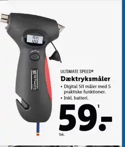 Lidl ULTIMATE SPEED® Dæktryksmåler tilbud