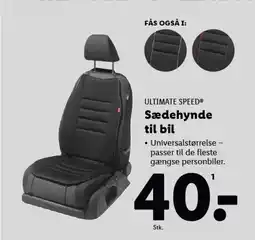 Lidl ULTIMATE SPEED® Sædehynde til bil tilbud