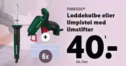 Lidl PARKSIDE® Loddekolbe eller limpistol med limstifter tilbud