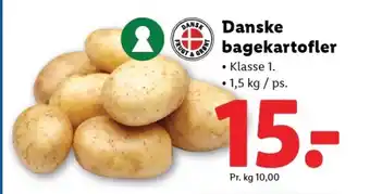 Lidl DANSA Danske bagekartofler tilbud