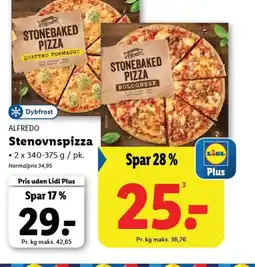 Lidl ALFREDO Stenovnspizza tilbud