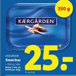 Lidl KÆRGÅRDEN Smørbar tilbud