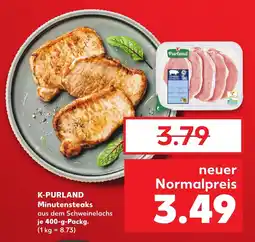 Kaufland K-PURLAND Minutensteaks tilbud