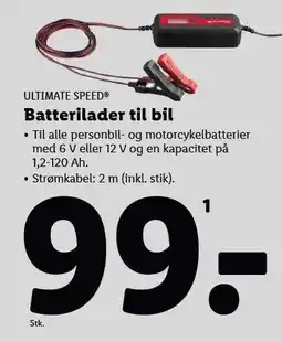 Lidl ULTIMATE SPEED Batterilader til bil tilbud