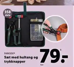 Lidl PARKSIDE Sæt med hultang og trykknapper tilbud